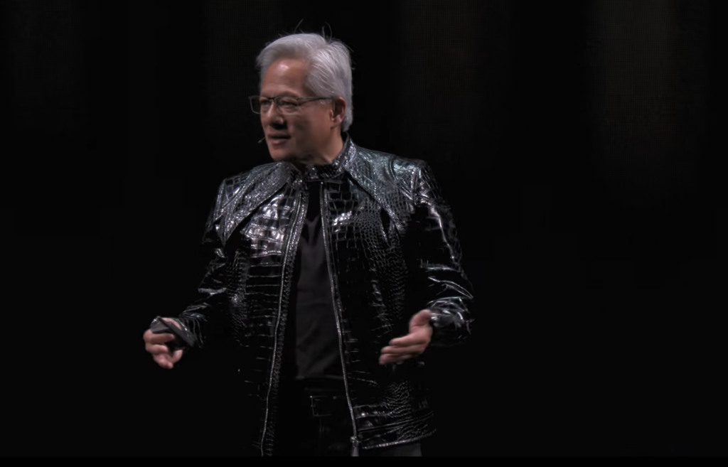 NVIDIA CEO Jensen Huang discussing OpenClaw strategy at GTC 2026