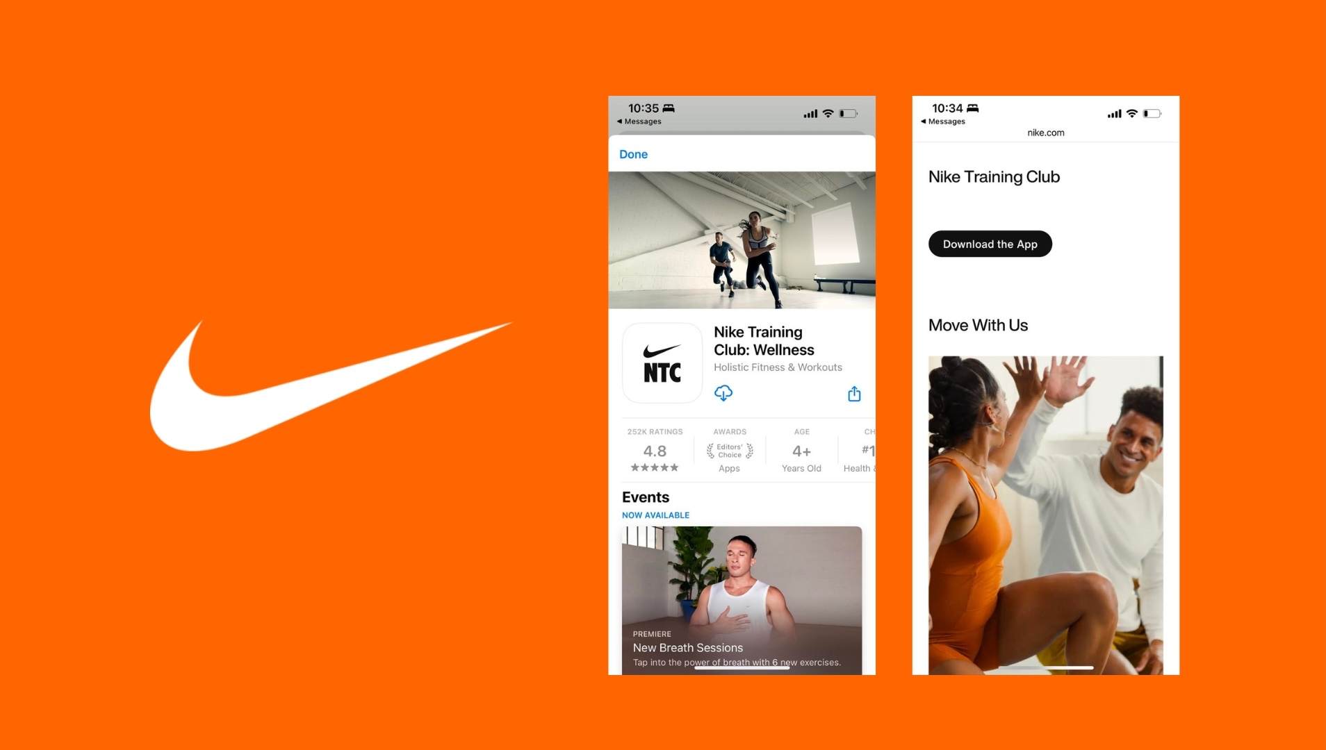Nike NTC Mobile App